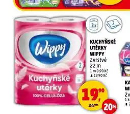 Penny Market Wippy kuchyňské utěrky nabídka