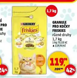 Penny Market Friskies granule pro kočky nabídka