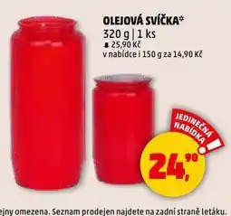 Penny Market Olejová svíčka nabídka