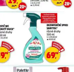 Penny Market Sanytol dezinfekční sprej nabídka