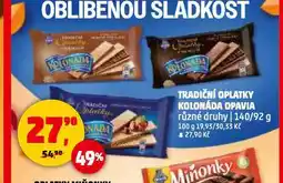 Penny Market Opavia kolonáda tradiční oplatky nabídka