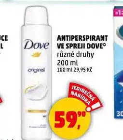 Penny Market Dove antiperspirant nabídka