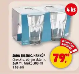 Penny Market Sada sklenic nabídka