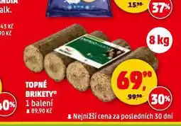Penny Market Topné brikety nabídka
