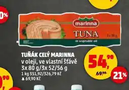Penny Market Tuňák steak marinna nabídka
