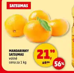 Penny Market Mandarinky satsumas nabídka