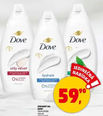 Penny Market Dove sprchový gel nabídka