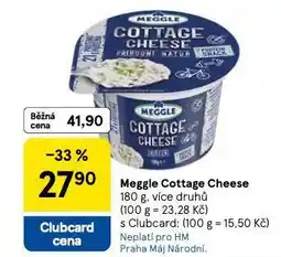 Tesco Meggie cottage cheese nabídka