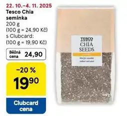 Tesco Chia semínka nabídka