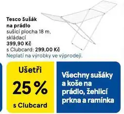 Tesco Sušák na prádlo nabídka