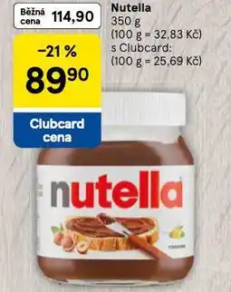 Tesco Nutella nabídka