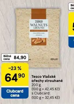 Tesco Vlašské ořechy strouhané nabídka