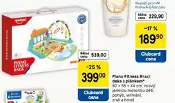 Tesco Piano fitness hrací deka s piánkem nabídka