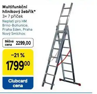 Tesco Multifunkční hliníkový žebřík nabídka
