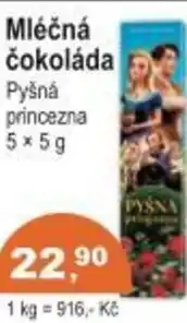 Coop Mléčná čokoláda Pyšná princezna nabídka