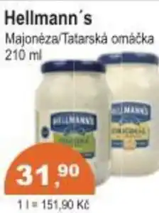 Coop Hellmann's Majonéza/Tatarská omáčka nabídka