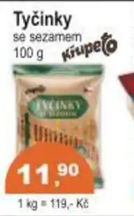 Coop Tyčinky se sezamem nabídka