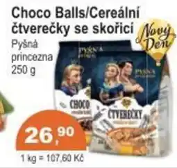 Coop Choco Balls/Cereální čtverečky se skořicí nabídka
