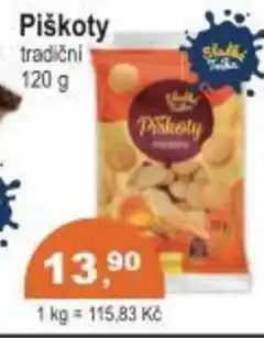 Coop Piškoty tradiční nabídka