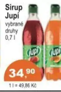 Coop Sirup Jupi nabídka