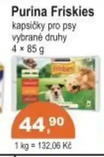 Coop Purina Friskies kapsičky pro psy nabídka