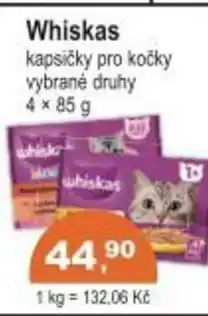 Coop Whiskas kapsičky pro kočky nabídka