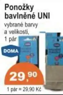 Coop DOMA Ponožky bavlněné UNI nabídka