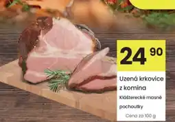 Kubík potraviny Uzená krkovice z komína nabídka