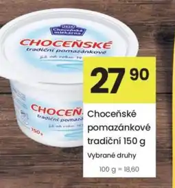 Kubík potraviny Choceňské pomazánkové tradiční nabídka