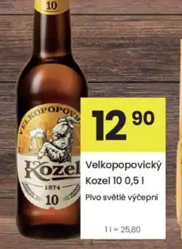 Kubík potraviny Velkopopovický Kozel 10 nabídka