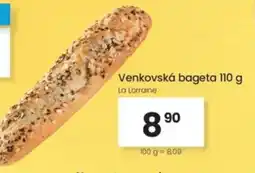 Kubík potraviny Venkovská bageta nabídka