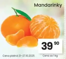 Kubík potraviny Mandarinky nabídka