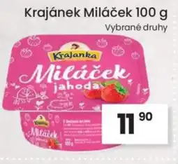 Kubík potraviny Krajánek Miláček nabídka