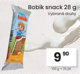 Kubík potraviny Bobík snack nabídka