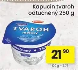 Kubík potraviny Kapucín tvaroh odtučněný nabídka