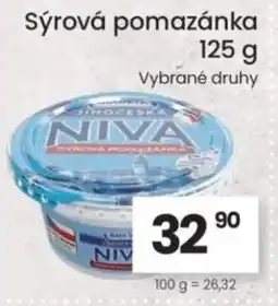Kubík potraviny Sýrová pomazánka nabídka