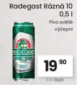 Kubík potraviny Radegast Rázná 10 nabídka