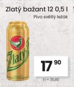 Kubík potraviny Zlatý bažant 12 nabídka