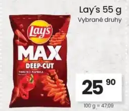 Kubík potraviny Lay's nabídka