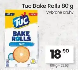 Kubík potraviny Tuc Bake Rolls nabídka