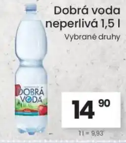 Kubík potraviny Dobrá voda neperlivá nabídka