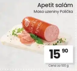 Kubík potraviny Apetit salám nabídka