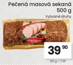 Kubík potraviny Pečená masová sekaná nabídka