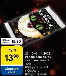 Tesco Penam Kolo osudu s ovocnou náplní, 40 g nabídka