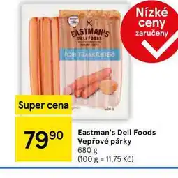 Tesco Eastman's Deli Foods Vepřové párky, 680 g nabídka