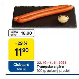 Tesco Trampské cigáro, 100 g nabídka