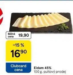 Tesco Eidam 45%, 100 g nabídka