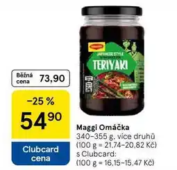 Tesco Maggi Omáčka, 340-355 g nabídka