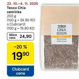 Tesco Tesco Chia semínka, 200 g nabídka