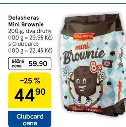 Tesco Delasheras Mini Brownie, 200 g nabídka